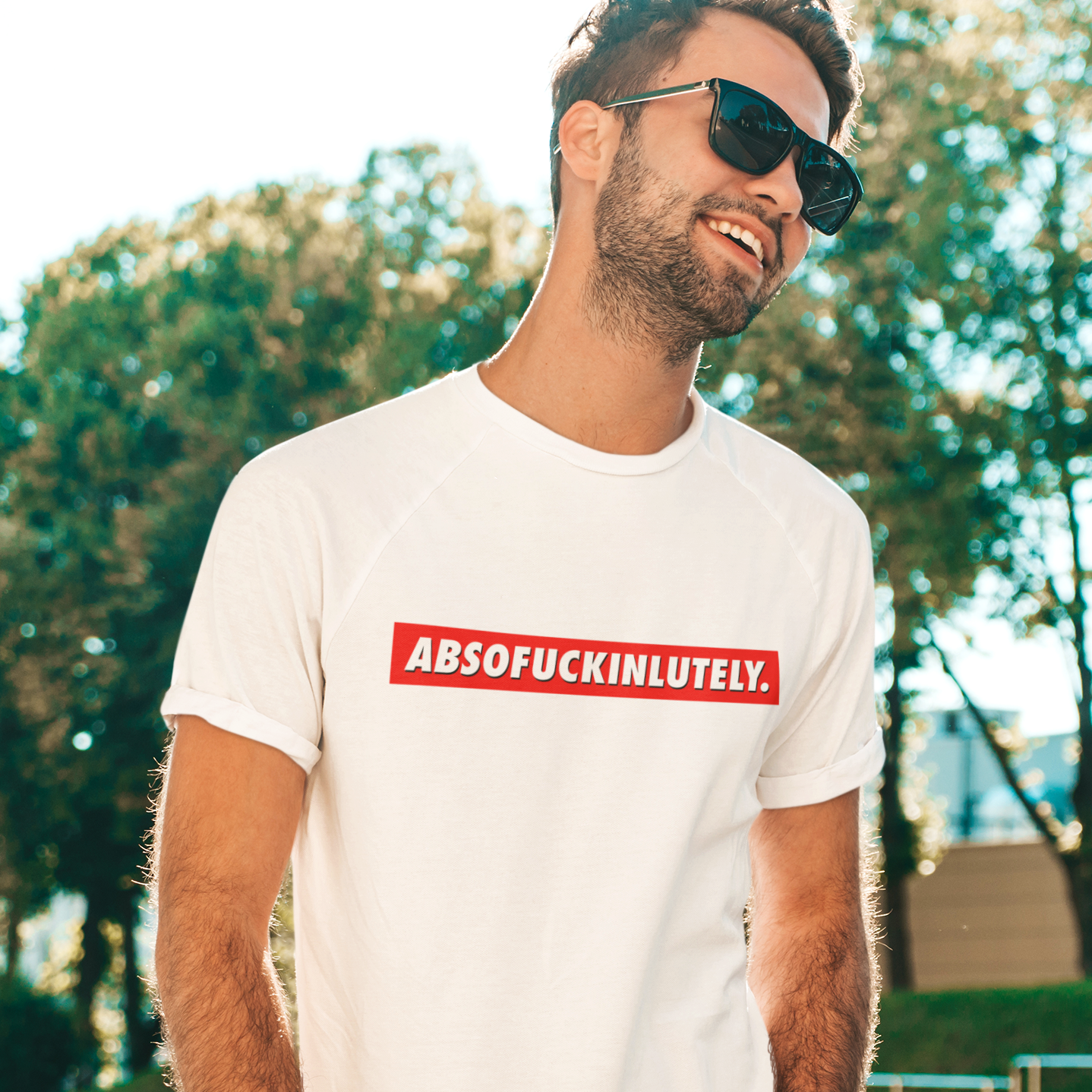 Absofuckinlutely Male T-Shirt
