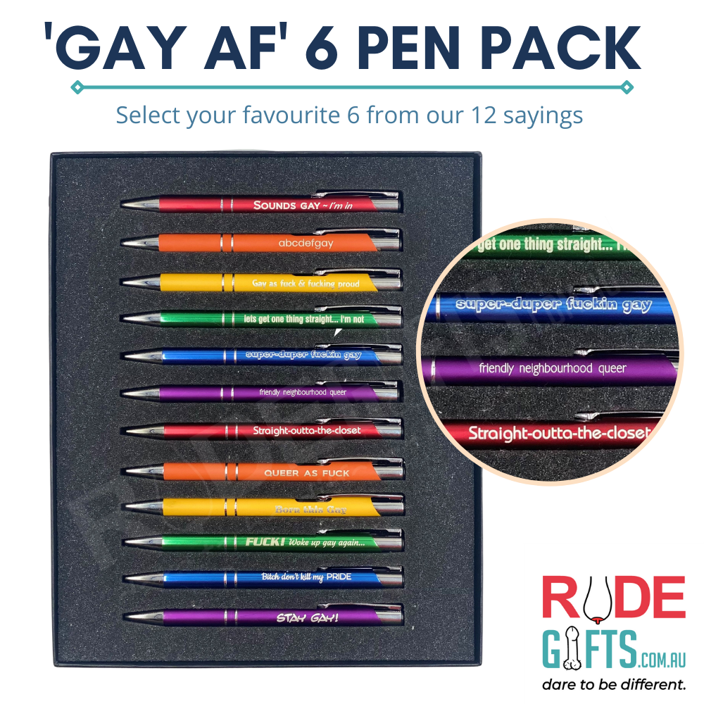 Gay AF 6 Pen Pack