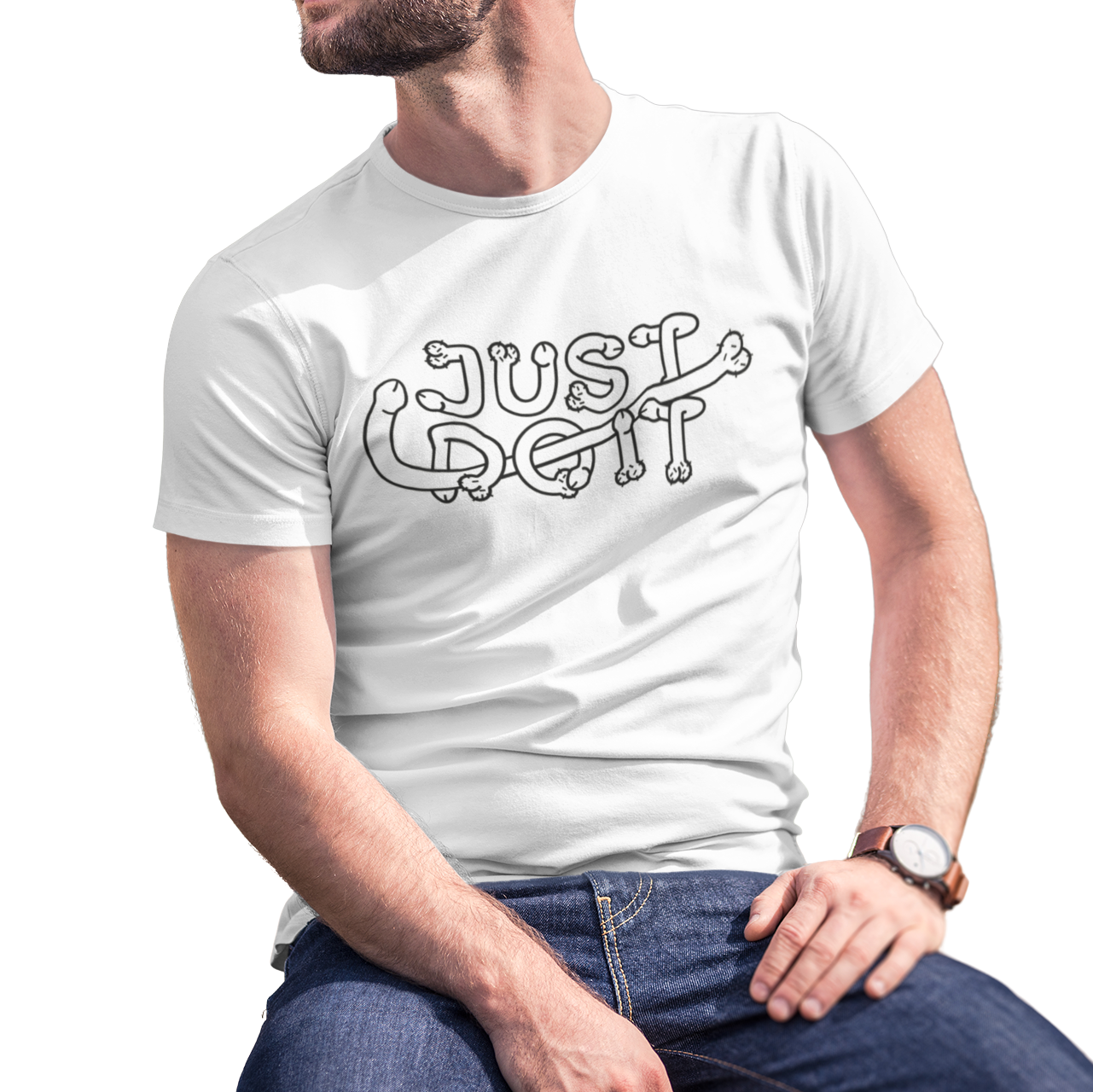 Just Do It Male T-Shirt - 0