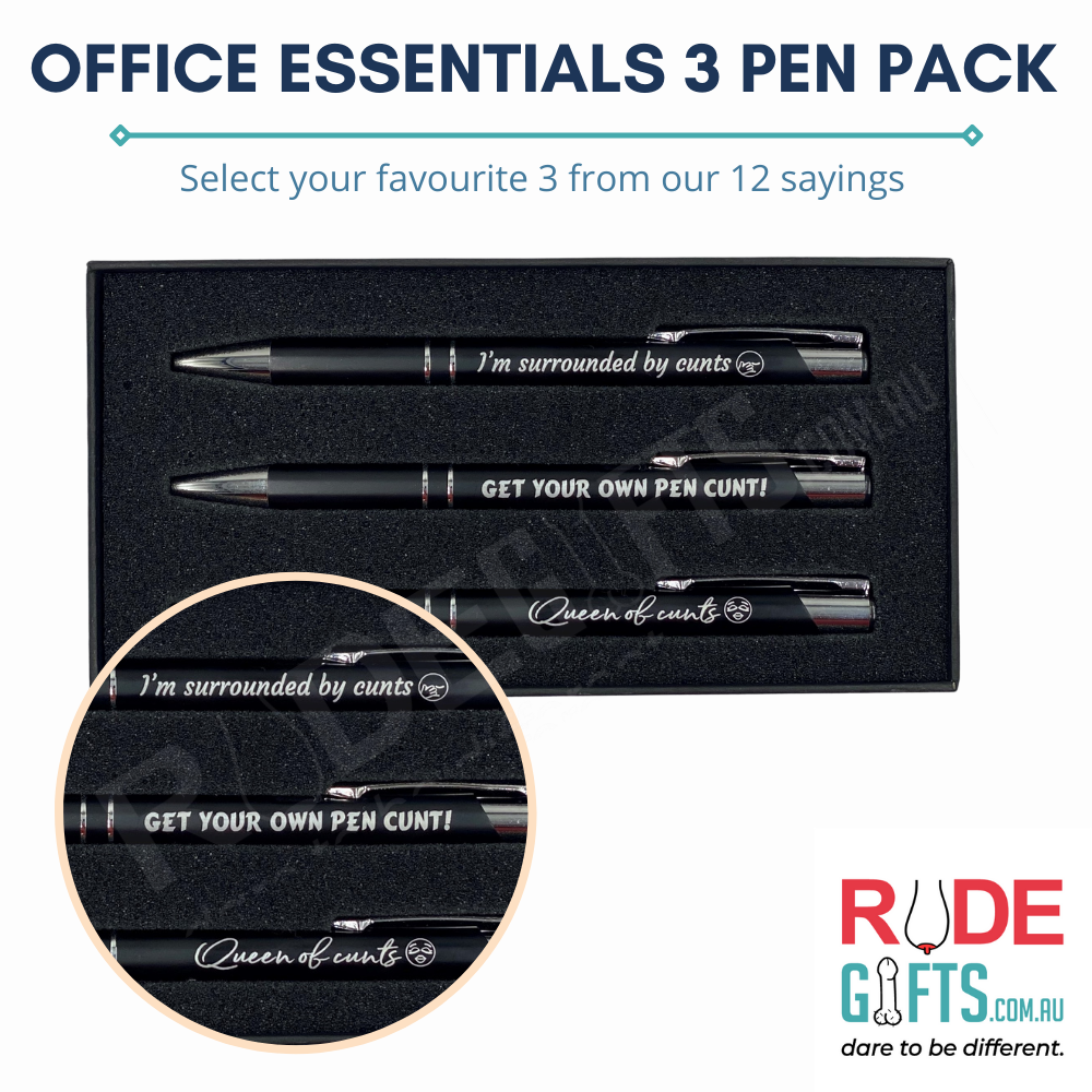 Office Essential 3 Pen Pack