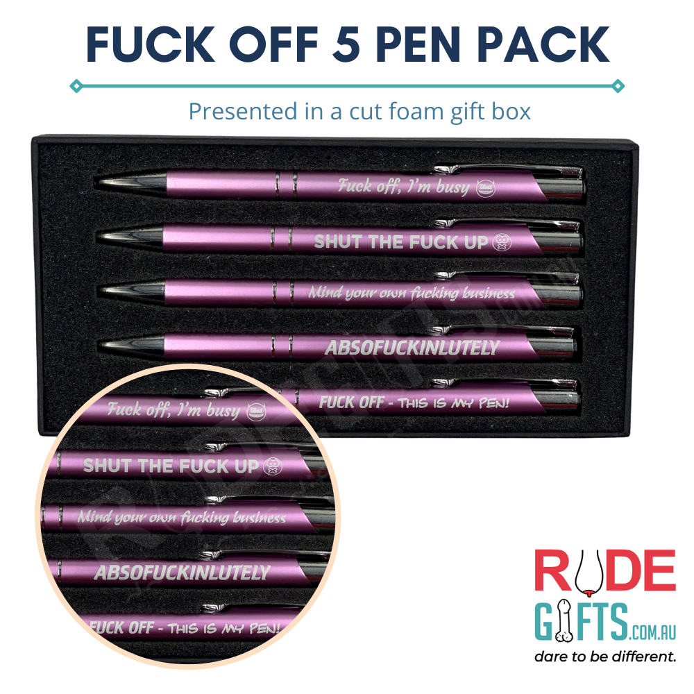 Fuck Off 5 Pen Pack