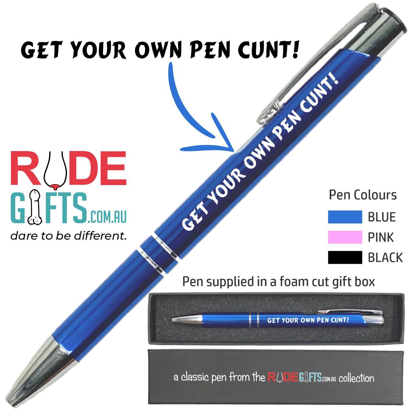 Get your own pen cunt!