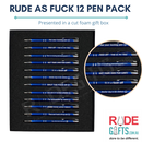 Rude as Fuck 12 Pen Pack-1