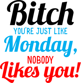 Bitch Nobody Likes You Coffee Mug - 0