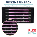 Fucked 5 Pack Pen Set-1