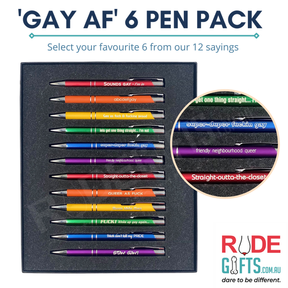 Gay AF 6 Pen Pack