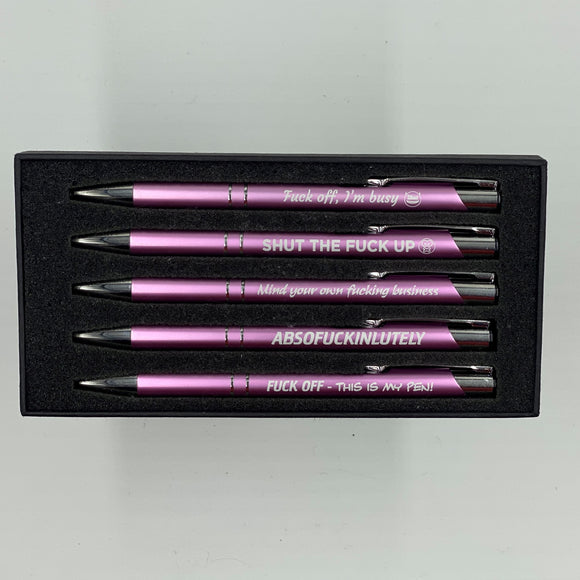 Fuck Off 5 Pen Pack