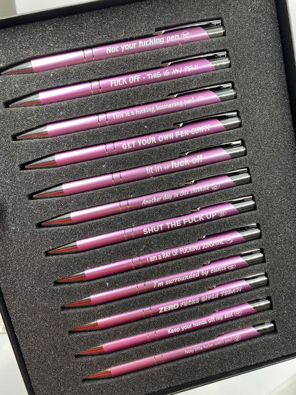 Rude as Fuck 12 Pen Pack