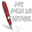 My Pen Is Huge Coffee Mug-2