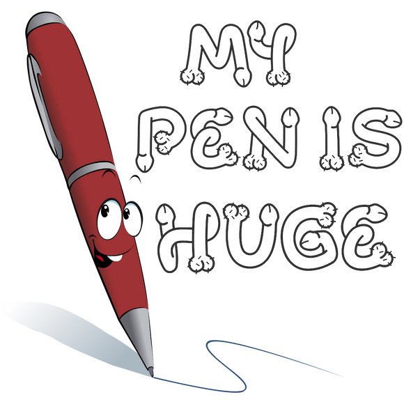 My Pen Is Huge Coffee Mug