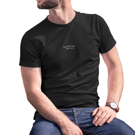 Buy black Nosy Little Fucker Male T-Shirt