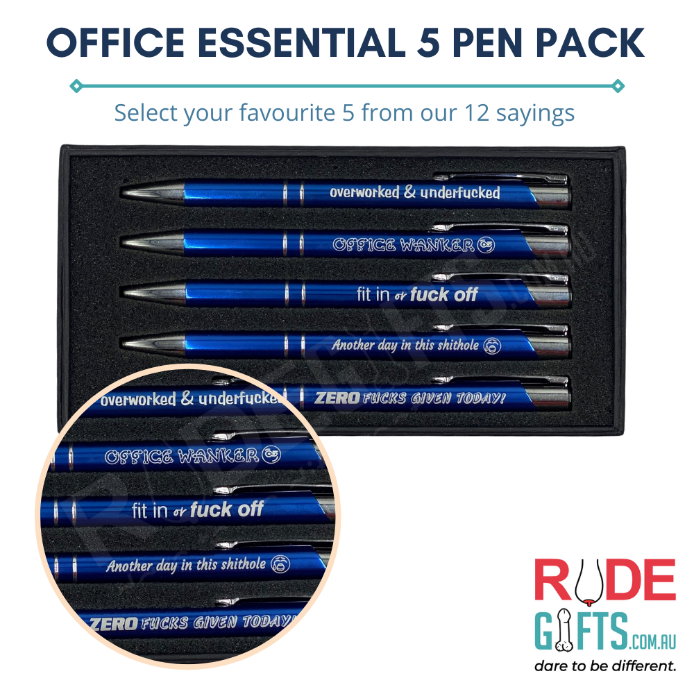 Office Essential 5 Pen Pack
