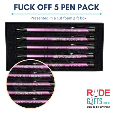 Fuck Off 5 Pen Pack