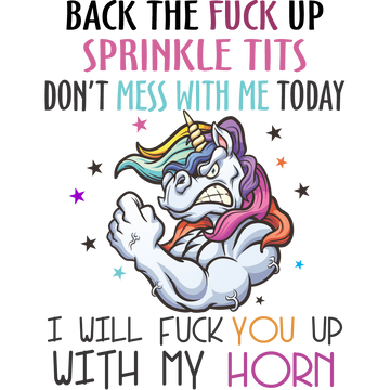 Back The Fuck Up Sprinkle Tits Coffee Mug - 0