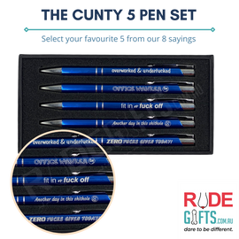 The Cunty 5 Pen Set