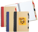 Wiro Bound Recycled A5 Notebook & Pen-5