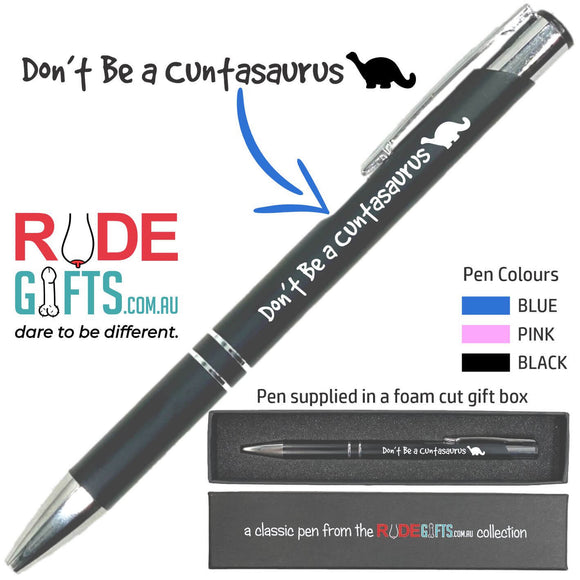 Don't be a cuntasaurus