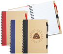 Wiro Bound Recycled A5 Notebook & Pen-6