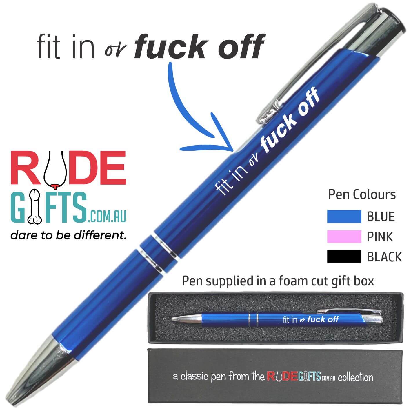 fit in or fuck off