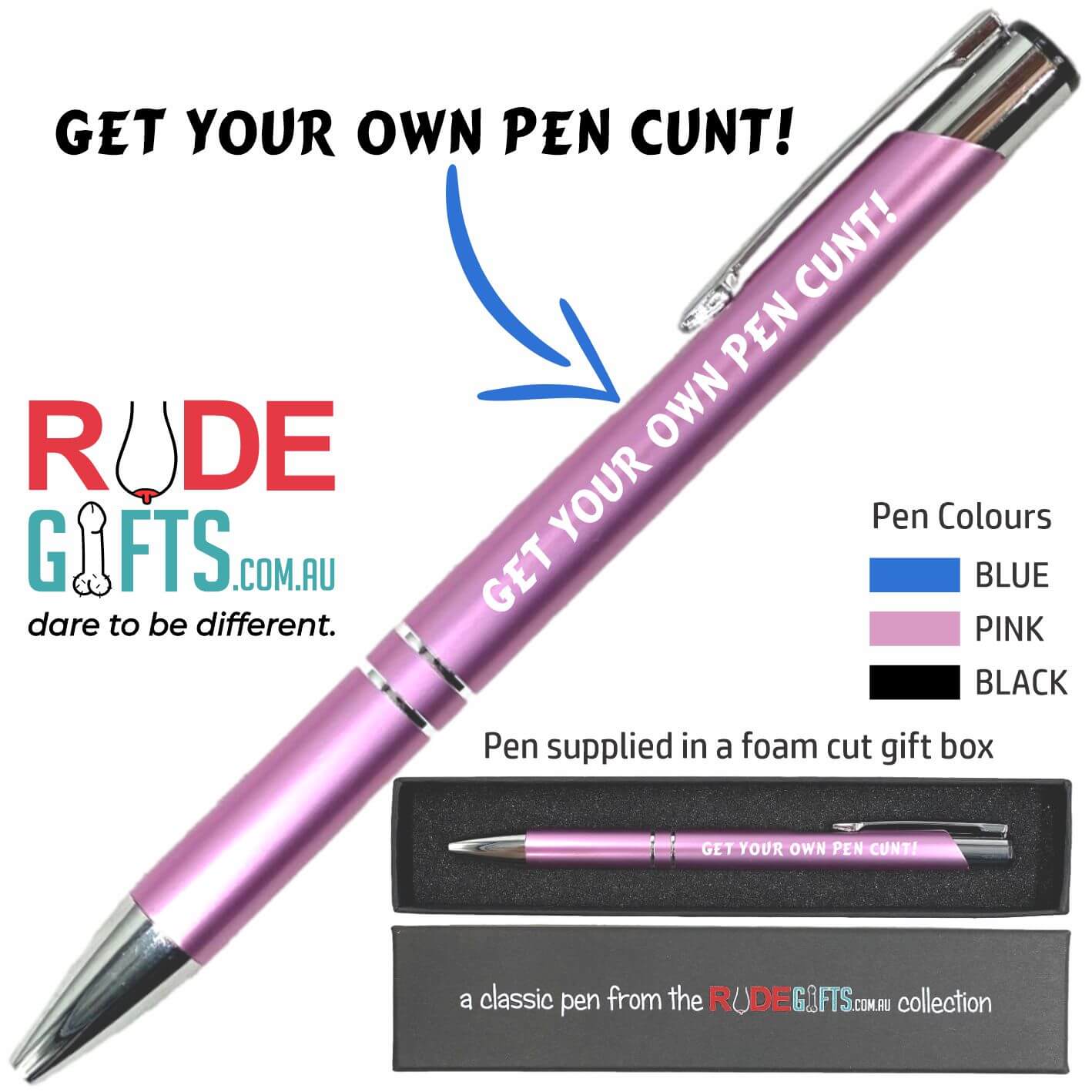 Get your own pen cunt!