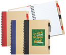 Wiro Bound Recycled A5 Notebook & Pen-8