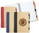 Wiro Bound Recycled A5 Notebook & Pen-9