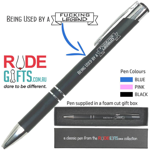 Being used by a fucking legend