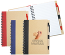 Wiro Bound Recycled A5 Notebook & Pen-13