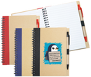 Wiro Bound Recycled A5 Notebook & Pen-15